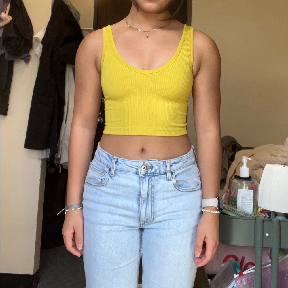 Urban outfitters ribbed crop top